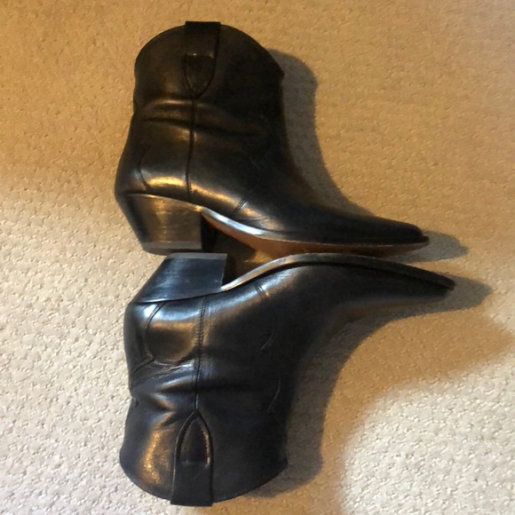 Isabel Marant Black western ankle boots 39 - Picture 4 of 9